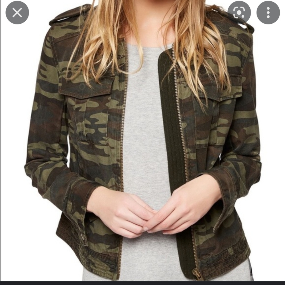 Anthropologie sanctuary camouflage jacket sz small